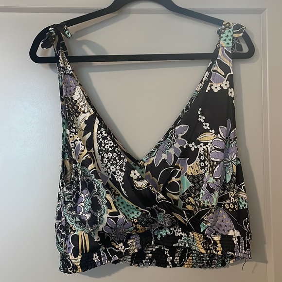 Free People Floral Crop Tank - Picture 2 of 2